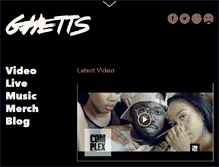 Tablet Screenshot of ghetts.com